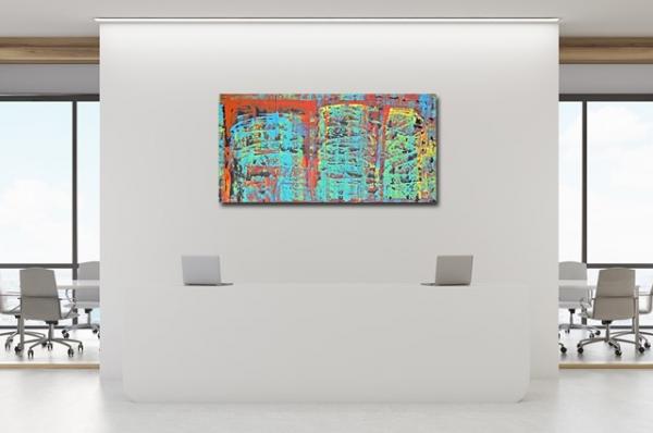 Art original reception- abstract 1303